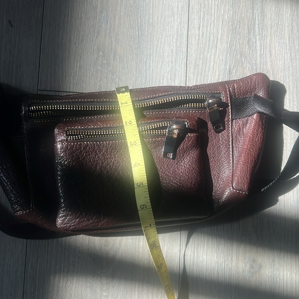 Brown Leather Men's Bag - Picture 8 of 9